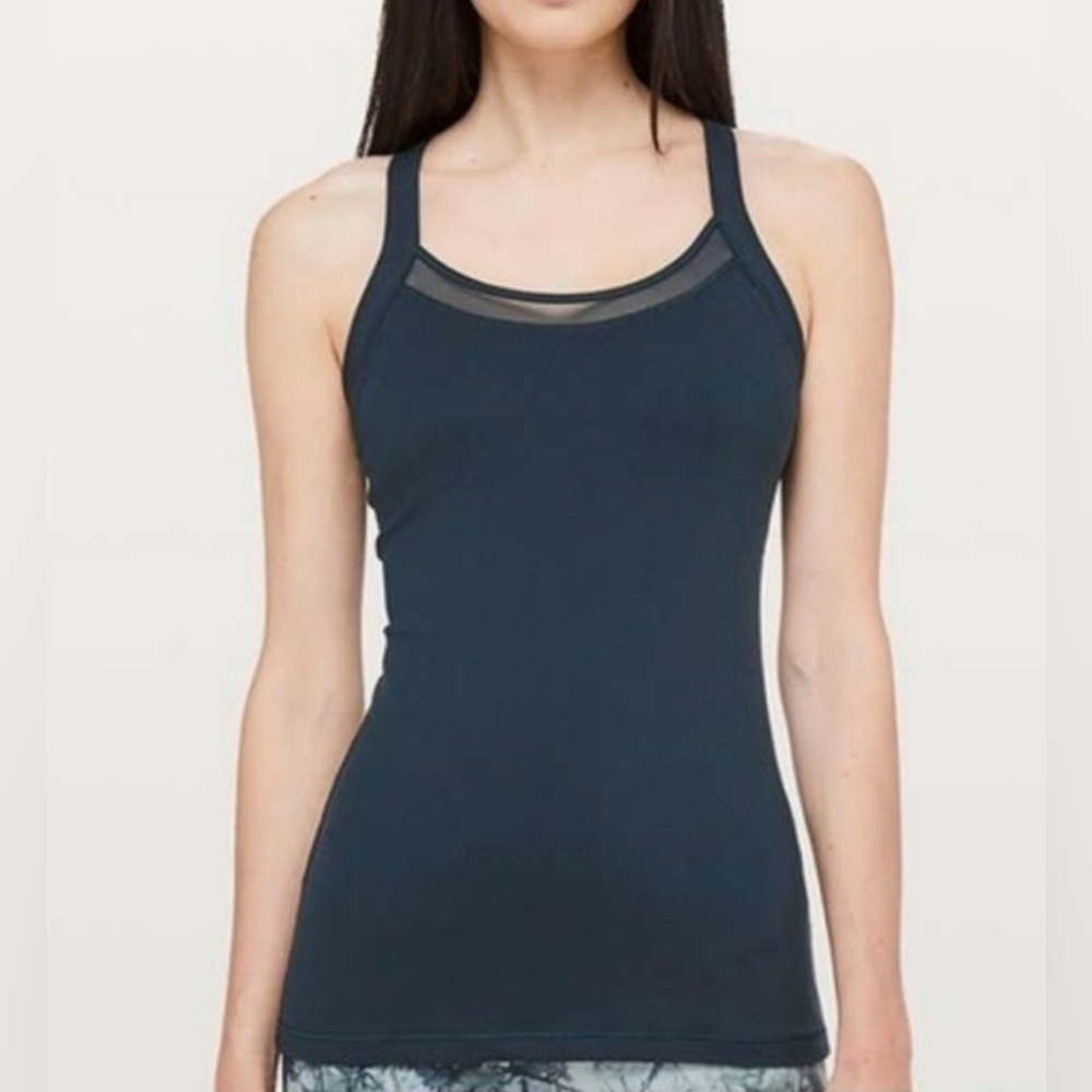 Lululemon Rally Your Heart Tank in Navy Size 8